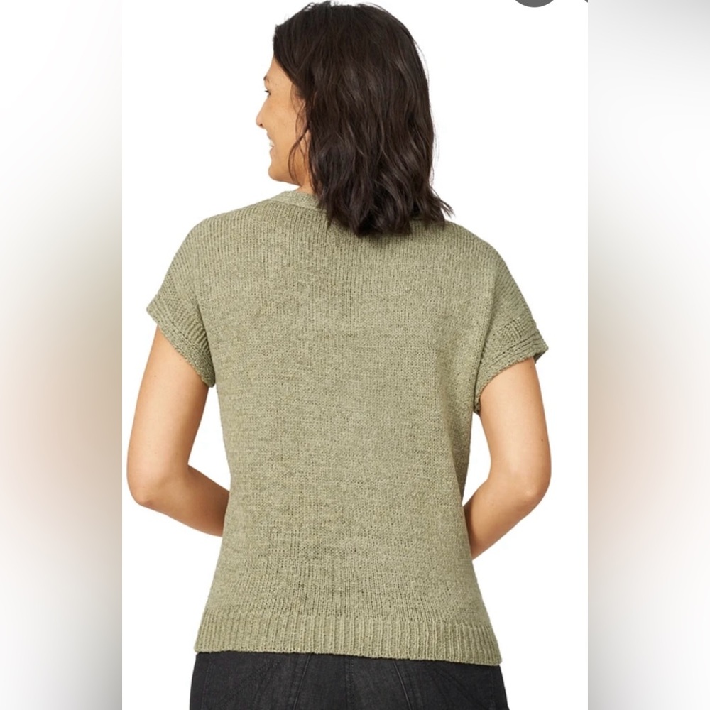 NWT Melissa Paige V Neck Yarn Sweater - Picture 2 of 3